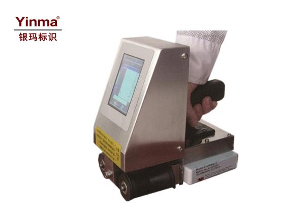 2-54mm Handheld Inkjet Barcode Printer , High Resolution Inkjet Printer For