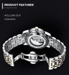KINYUED Distinctive Style China Automatic Movement Watches Water Resistant
