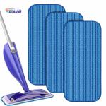 Replacement pad mop head with Swiffer Wet Jet 12-inch dry and wet microfiber mop