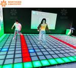 RGB LED Dance Floor Tile Jumping Grid Game Super Grid For Amusement Park