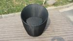 Home / Beach / Office Leisure PE Rattan Obelisk Chair With Cushion