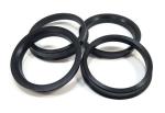 Durable Wheel Center Bore Rings 78.1 To 87.1 Mm Polycarbon Plastic Material