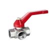 Buy cheap MB factory Three Ball valves female metal connector NPT BSP thread brass copper from wholesalers