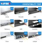 Duplex LC Connector 100G QSFP28 LR4 Transceiver 1310nm 10km Compatible With