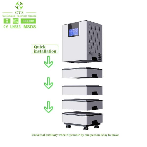 Hot Sale 48v 100ah 200ah Lifepo4 Battery Stackable Solar Systems Lithium Ion