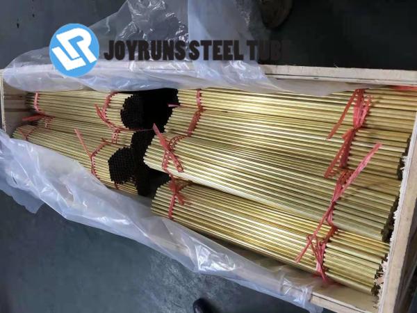 24mm*1mm Aluminium Brass Tubes ASTM B111 C68700 Cold Drawning Brass Seamless