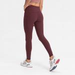Women Side Phone Pocket 220gsm Workout Leggings Tights No T Line Squatproof Hip