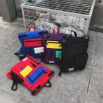 Contrast stitching INS student bag female adoration point Japan and South Korea