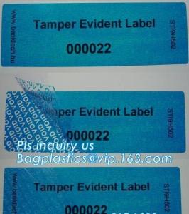 Wholesale Void Hologram labels stickers,sliver tamper evident security VOID label,adhesive moon rock pre cotton size label roll vo from china suppliers