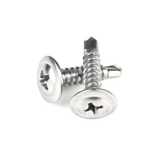 Wholesale Black Stainless Steel Phillips Wafer Head Self Drilling Screws Tornillos Acero Inoxidable from china suppliers