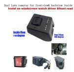 Vehicle Hidden taxi Camera Dual face Camera with Audio for Front & Rear