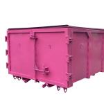 Heavy Duty Hook Lift Bin Lockable Lid Anti Corrosion Coating AS / NZS Standard