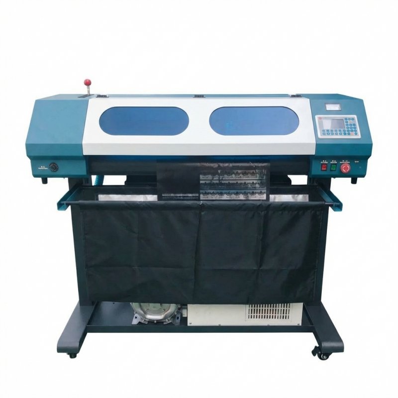 Textile Industrial Laser Cutting Plotter Machine TPU Laser Sticker Cutting Machine
