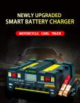 12v 24v 10a automatic smart car motorcycle truck tricycle battery charger for