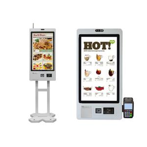 Wholesale 32 Inch Android Unmanned Counter Restaurant Self Ordering Kiosk for KFC Mcdonald's Ordering Kiosk from china suppliers