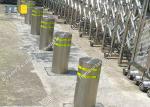 Adhesive Strip Pneumatic Bollards 304 Stainless Steel Electric Security Bollards