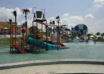 Giant Water Park Playground Fiberglass Slide Equipment Area For Theme Park