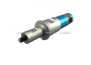 China Sliver + Blue Color High Frequency Ultrasonic Piezo Transducer With Booster on sale