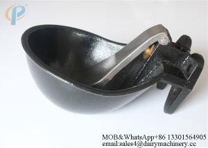 Wholesale 1.6L Black Cast Iron Cow Drinking Bowl Dairy Raising Equipment Auto Drinking Bowl from china suppliers