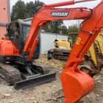Used hydraulic excavator Doosan DH60-7 small digger excav used cheap second hand