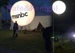 240VAC Helium Moon Balloon Lights With Metal Halide Customized Branding Logo