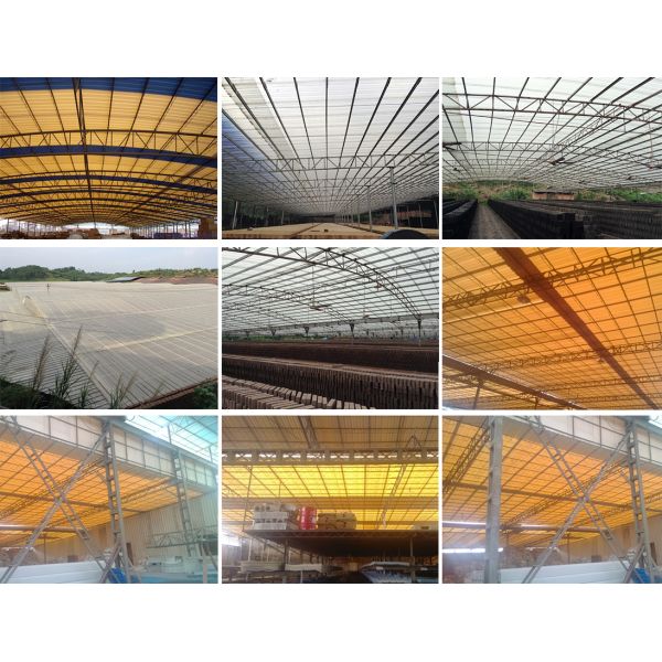 Lightweight PVC Transparent Roof Sheet Customized Corrugated PVC Roofing Sheet