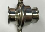 Y - Ball 2 Inch SS Check Valve Two Piece Hygienic Check Valve For Pharmaceutical
