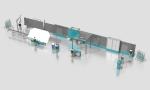Full Automatic Flat Press Double Glass Machine , Double Glazing Equipment