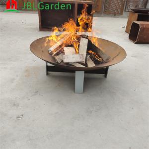 Wholesale Outdoor Corten Steel Wood Burning Fire Pit Table Decorative from china suppliers