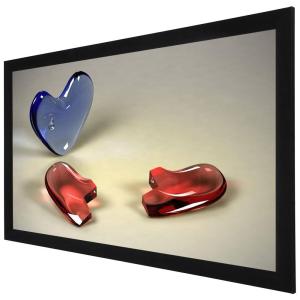 Wholesale 133 Inch Silver Fixed Frame Screen , 3D Home &amp; Movie Projection Screen Aluminum frame from china suppliers
