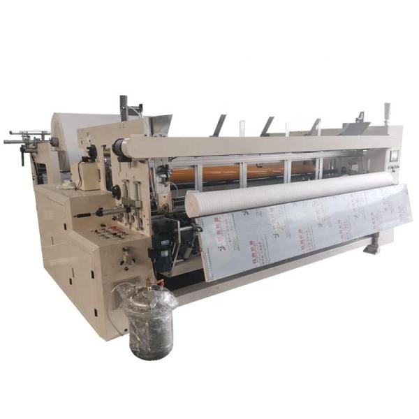 2200mm Toilet Tissue Making Machine With Embossing And Gluing Paper Slitter