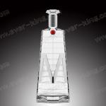 750ml Double Tower Shaped Liquor Glass Bottles