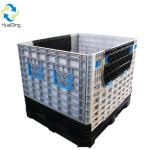 HDPE material box plastic pallet box storage autoparts bins container plastic
