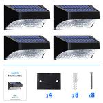 20 Hours Working Time Outdoor Solar Garden Lights ABS Light Mode Steady