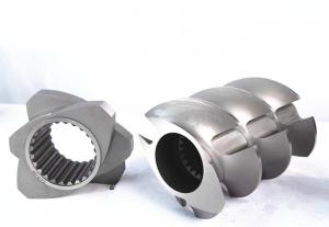 Wholesale W6Mo5Cr4V2(6542) 96/96 Twin Screw Extruders Screw Components for Puffed Food Industry from china suppliers