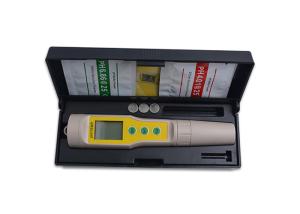 Wholesale Home / School Handy Ph Meter With Temperature Compensation , Yellow Color from china suppliers