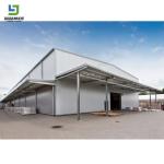 Prefabricated Steel Building Construction Green Customized Light Steel Structure