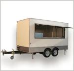 110v/220v Meat Processing Plants Drivable Crepe Trailer Food Truck Cafe with