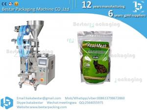 Wholesale Organic cat food and dog food packaging machine,flour vertical packaging machine with Auger filler from china suppliers