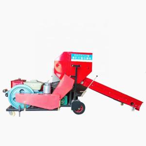 Wholesale 80kg Ball 15hp Corn Silage Baler Machine Diesel Engine Grass Hay 60bales/hour from china suppliers