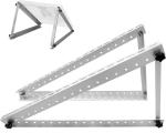 Long-lasting Adjustable Tilt Range Solar Brackets for Metal Roof 25 Years Life