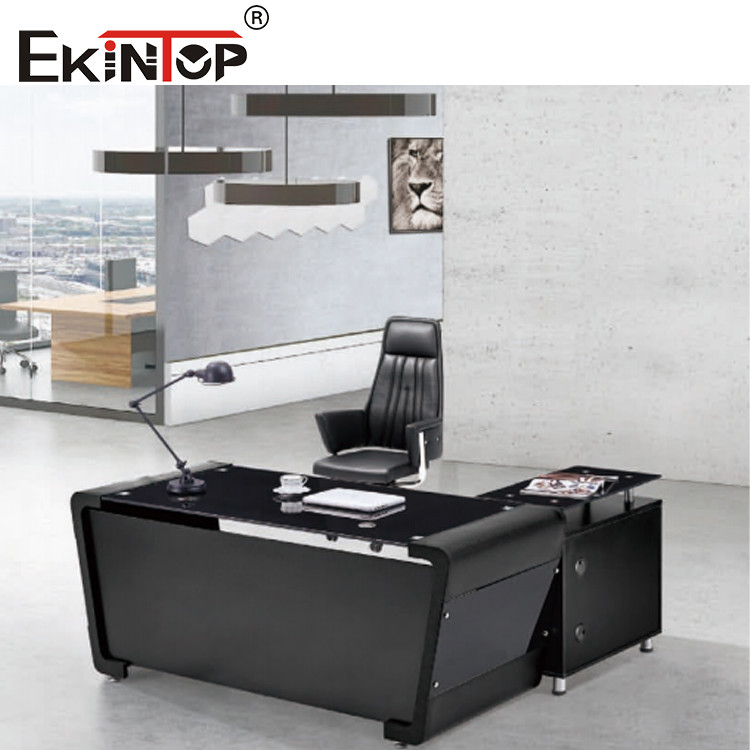 glass top desk