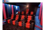 Home Theater Recliner Seating Genuine Leather Cinema Power Reclining Sofa