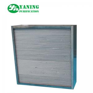 China 304 Stainless Steel HEPA Air Filter / High Temp HEPA Furnace Filter For Oven on sale