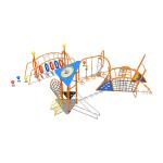 Large Plastic Slide Kids Outdoor Playground 114mm Anti Static