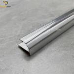 Flexible Metal Edge Trim Floor Tile To Carpet Trim Protection Round