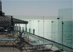 Standoff Bracket Tempered Frameless Glass Railing Floor Mounted Baluster