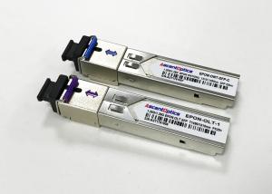 Wholesale EPON OLT SFP fiber optic module PX20++ 1310/1490nm 20km 1.25Gbps Simplex SC Connector from china suppliers