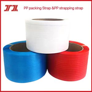 0505mm Automatic Grade Polypropylene PP Strapping Roll Of 60kg Break Strength