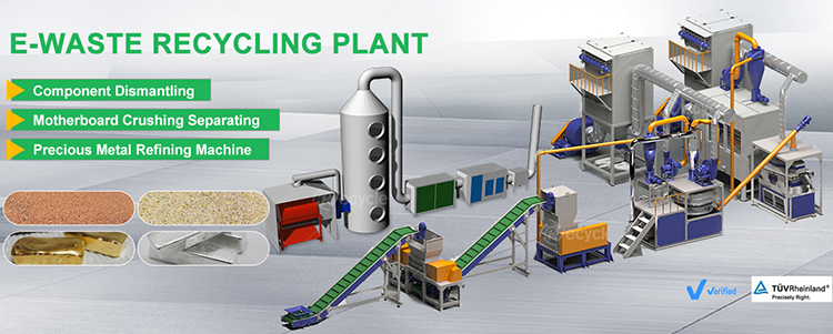 E-Waste PCB Recycling Machine Electronic Waste Computer Recycling Equipment
